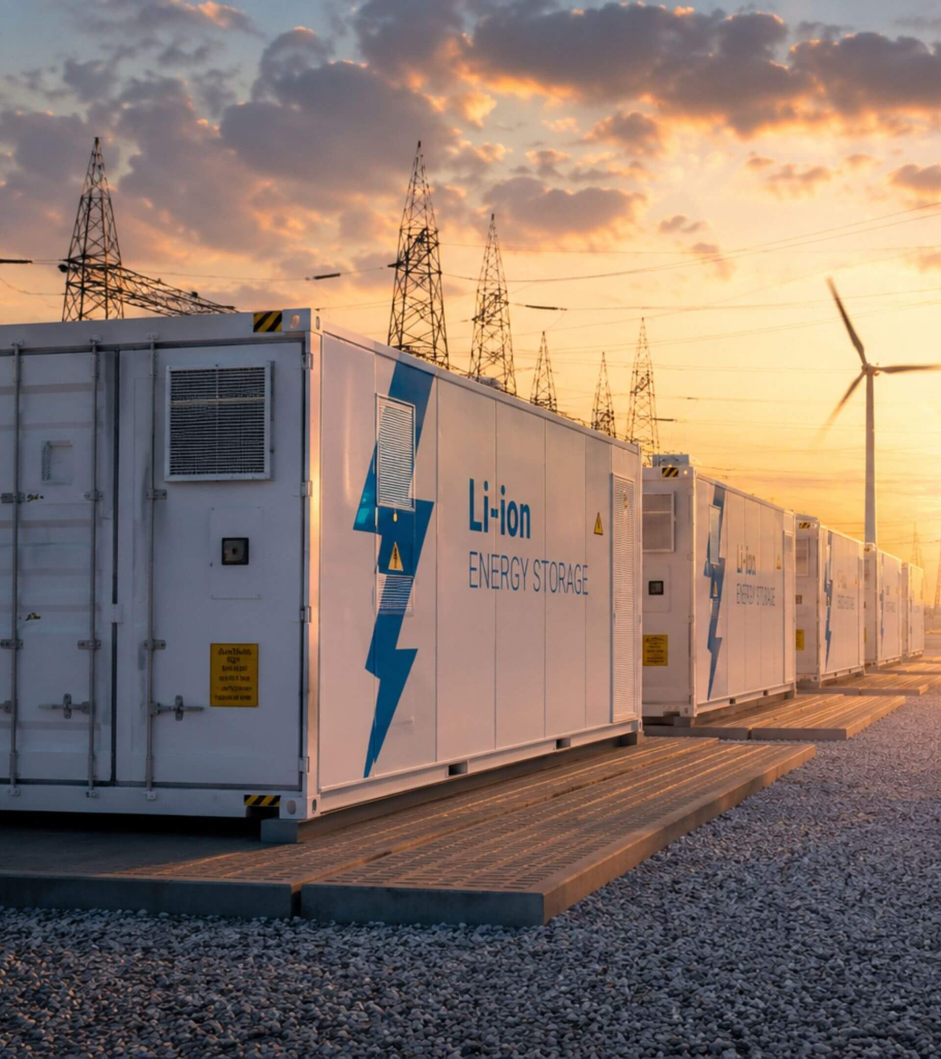 Placeholder slide showing battery energy storage systems