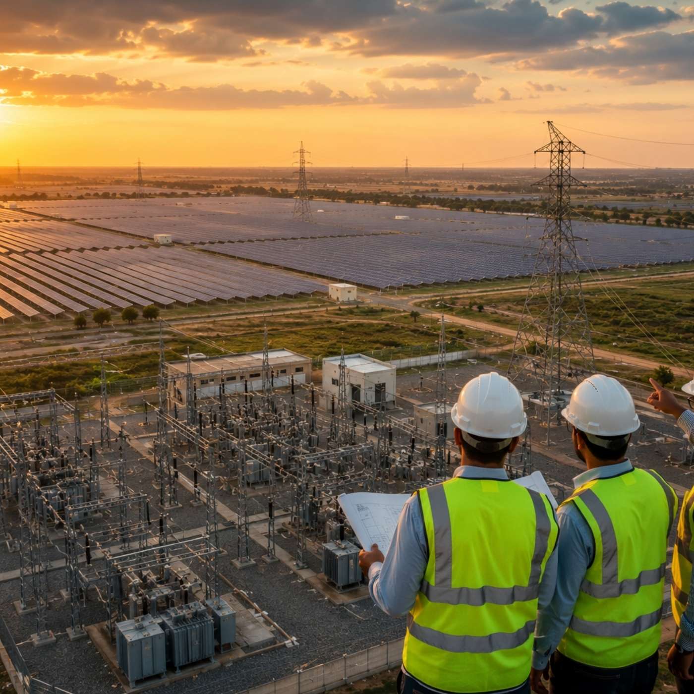 Placeholder for a large government solar EPC site